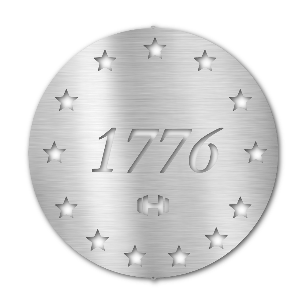 1776 - Steel Plaque