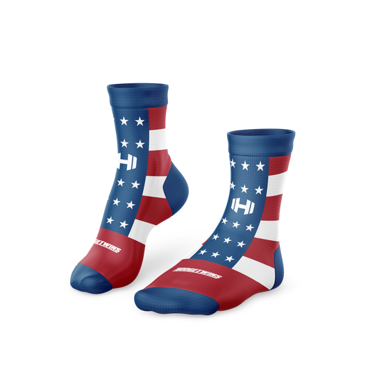 American Flag Socks