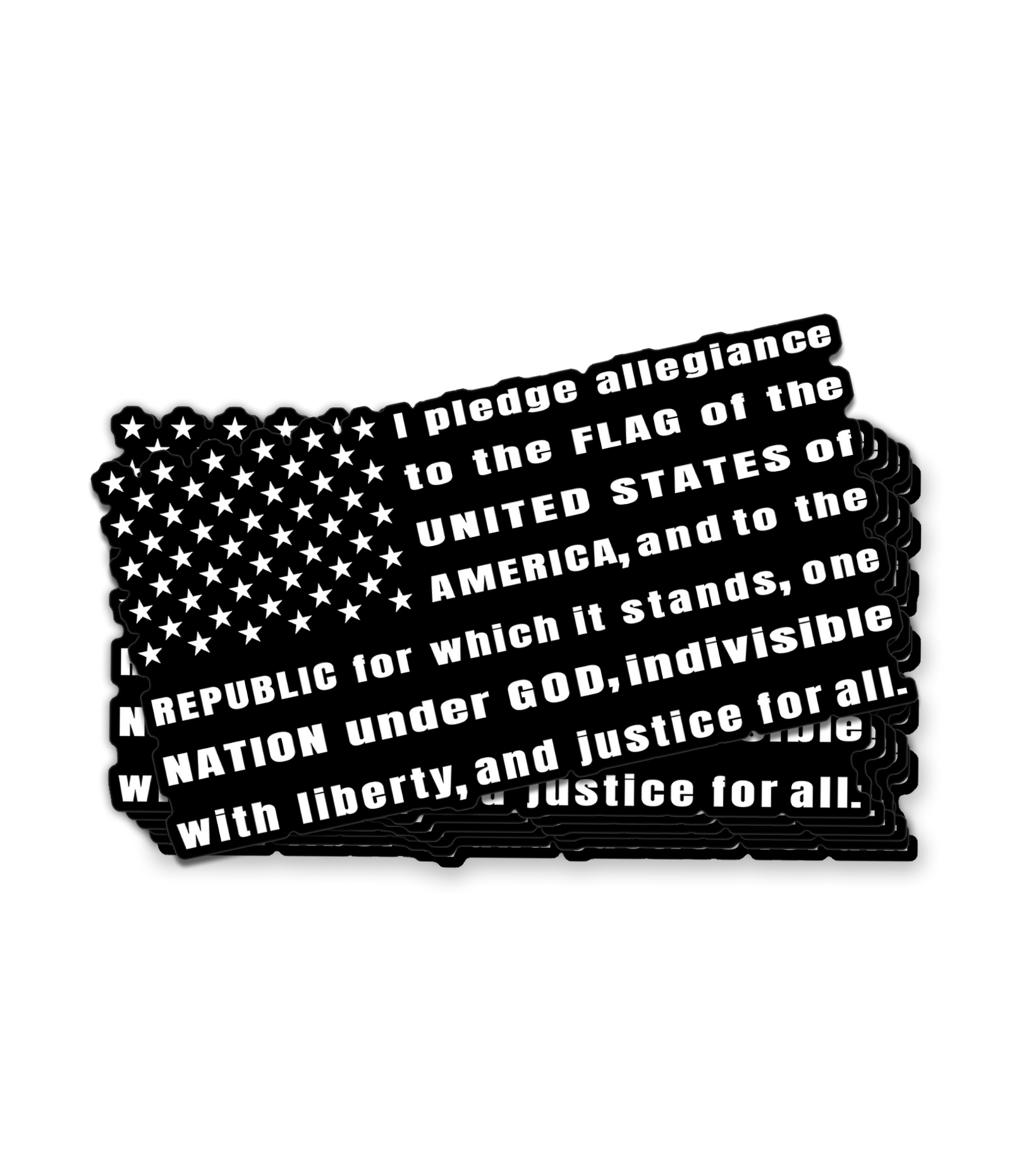 Pledge Flag Decal