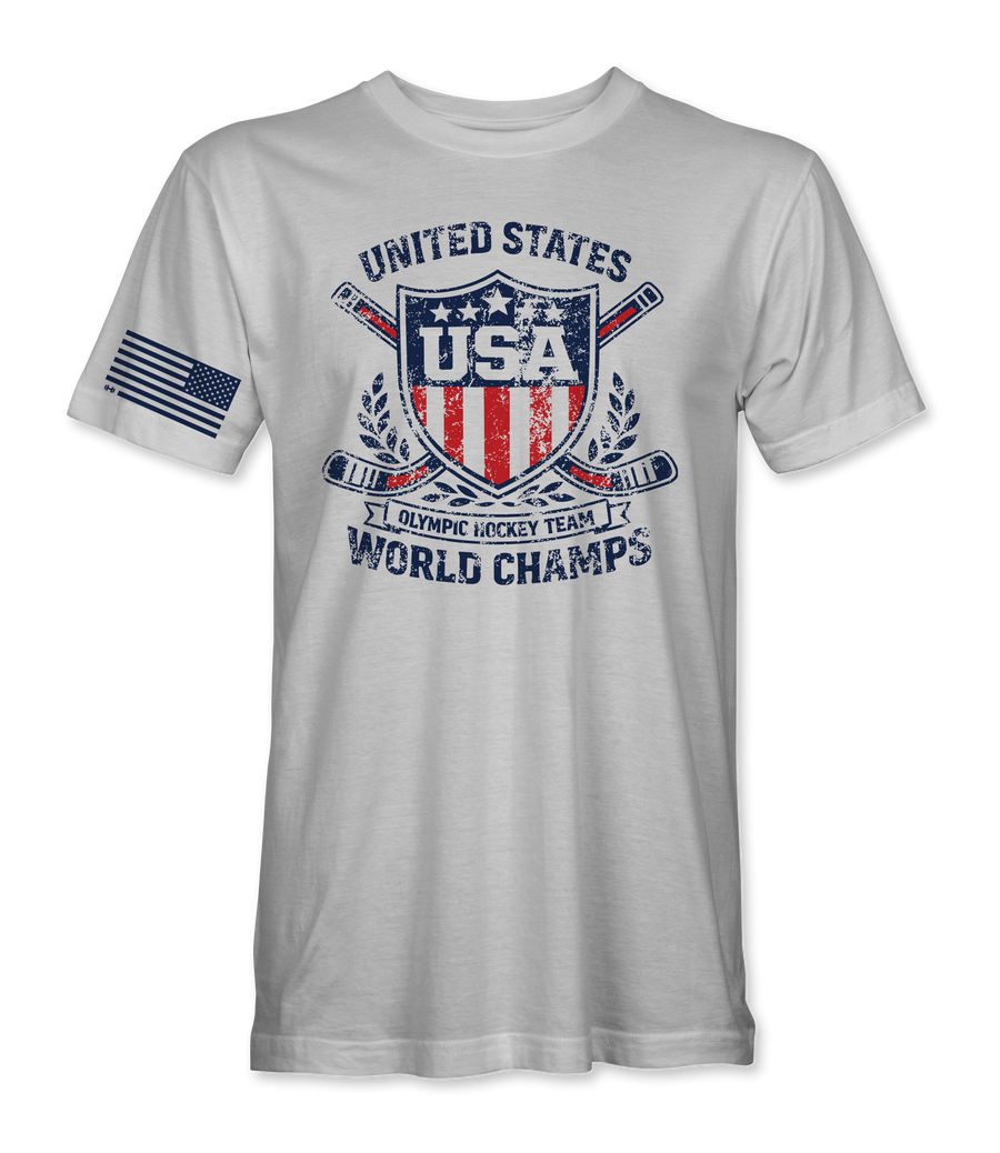 USA World Champs Hockey T-Shirt