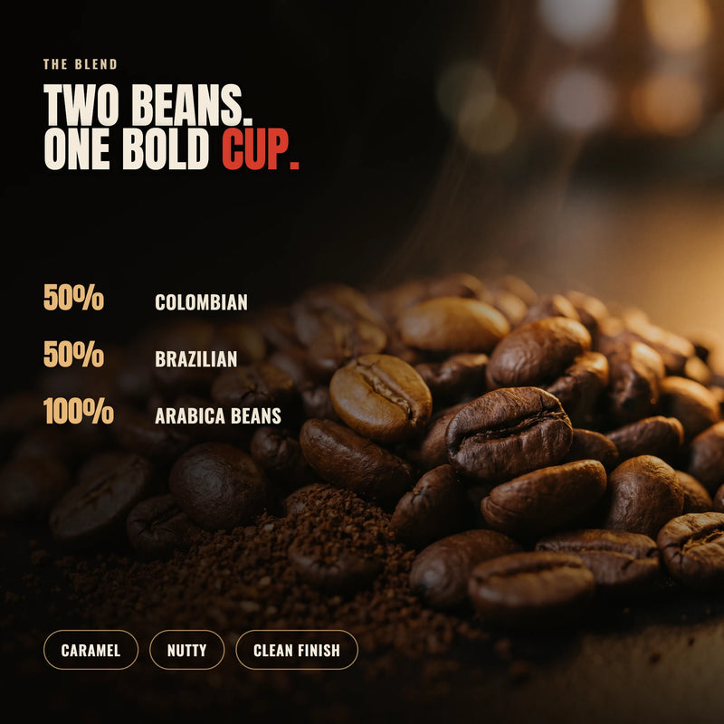 The blend - Colombian and Brazilian