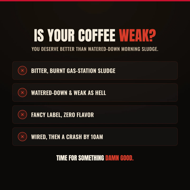 Is your coffee weak