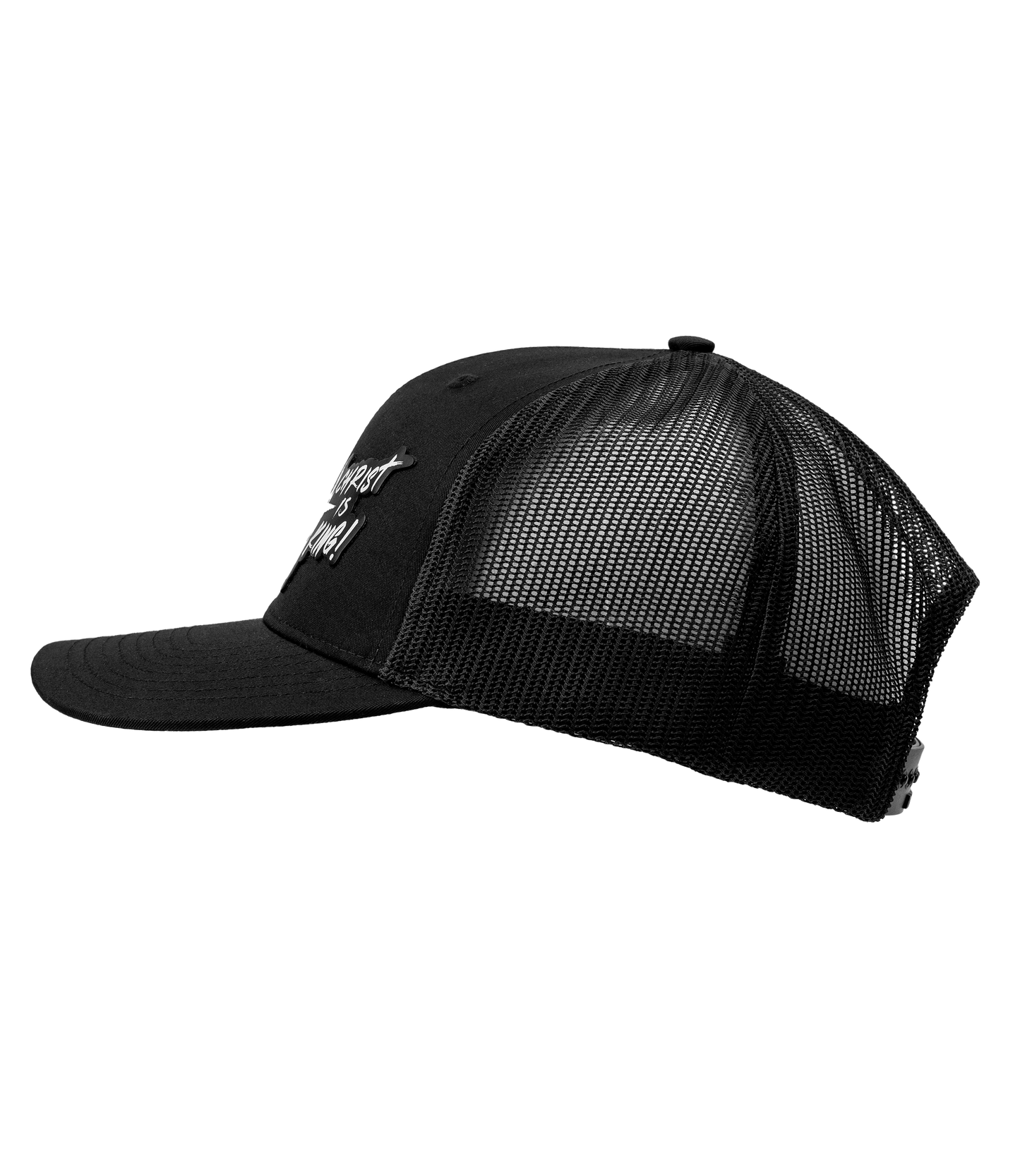 "Christ Is King" Premium Leather Patch Hat - Richardson 112