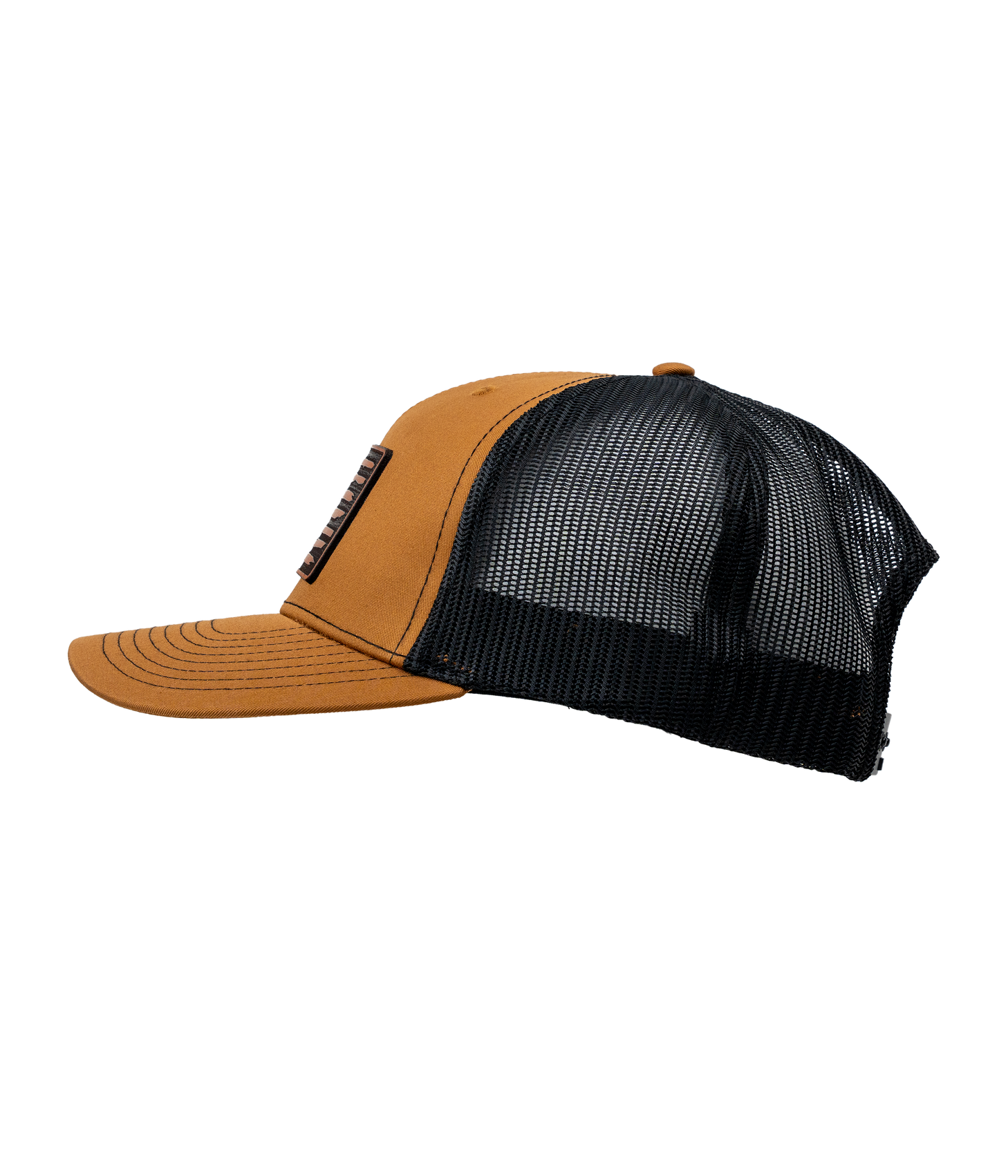 HodgeTwins Flag Premium Leather Patch Hat - Richardson 112