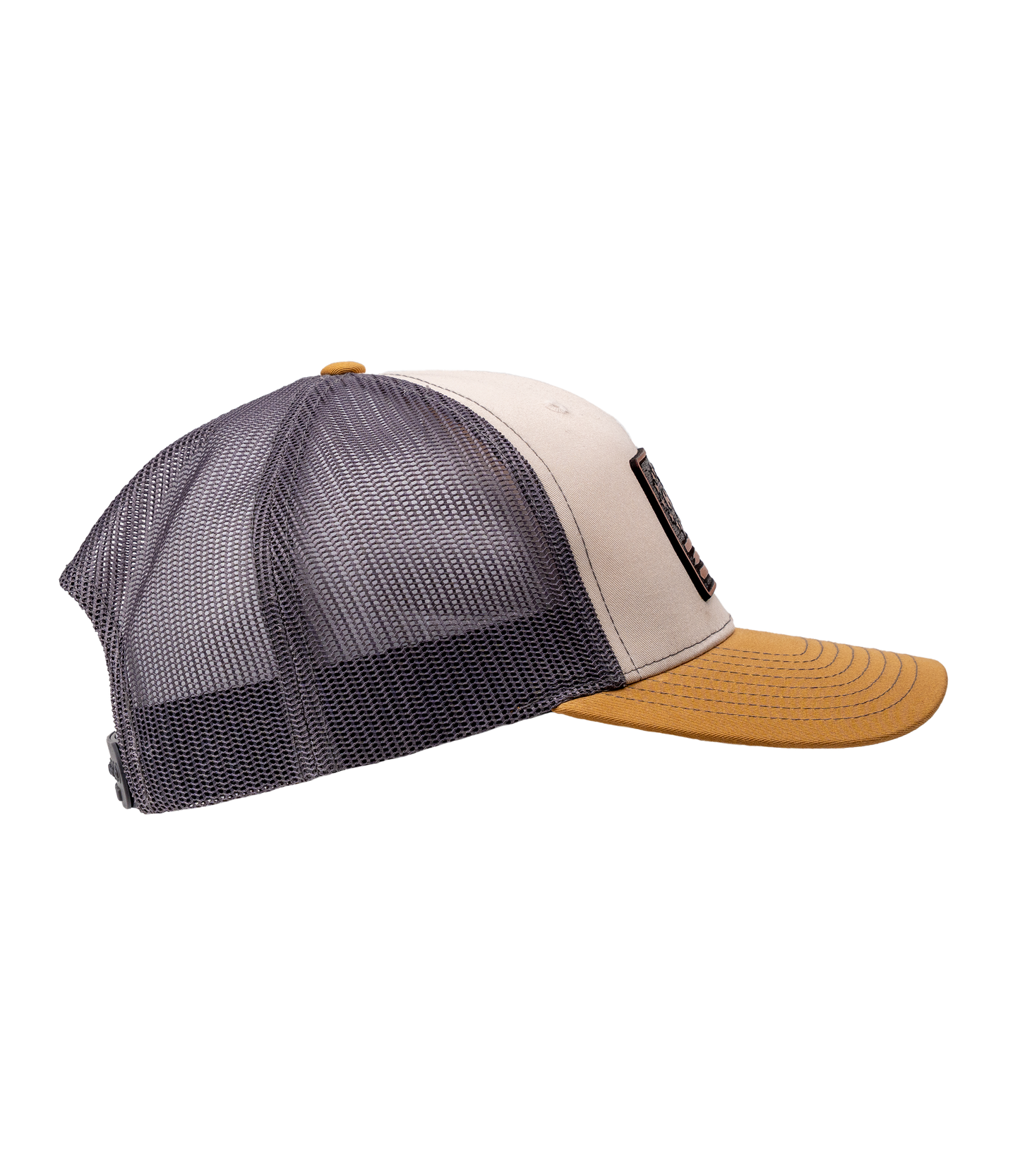 HodgeTwins Flag Premium Leather Patch Hat - Richardson 112