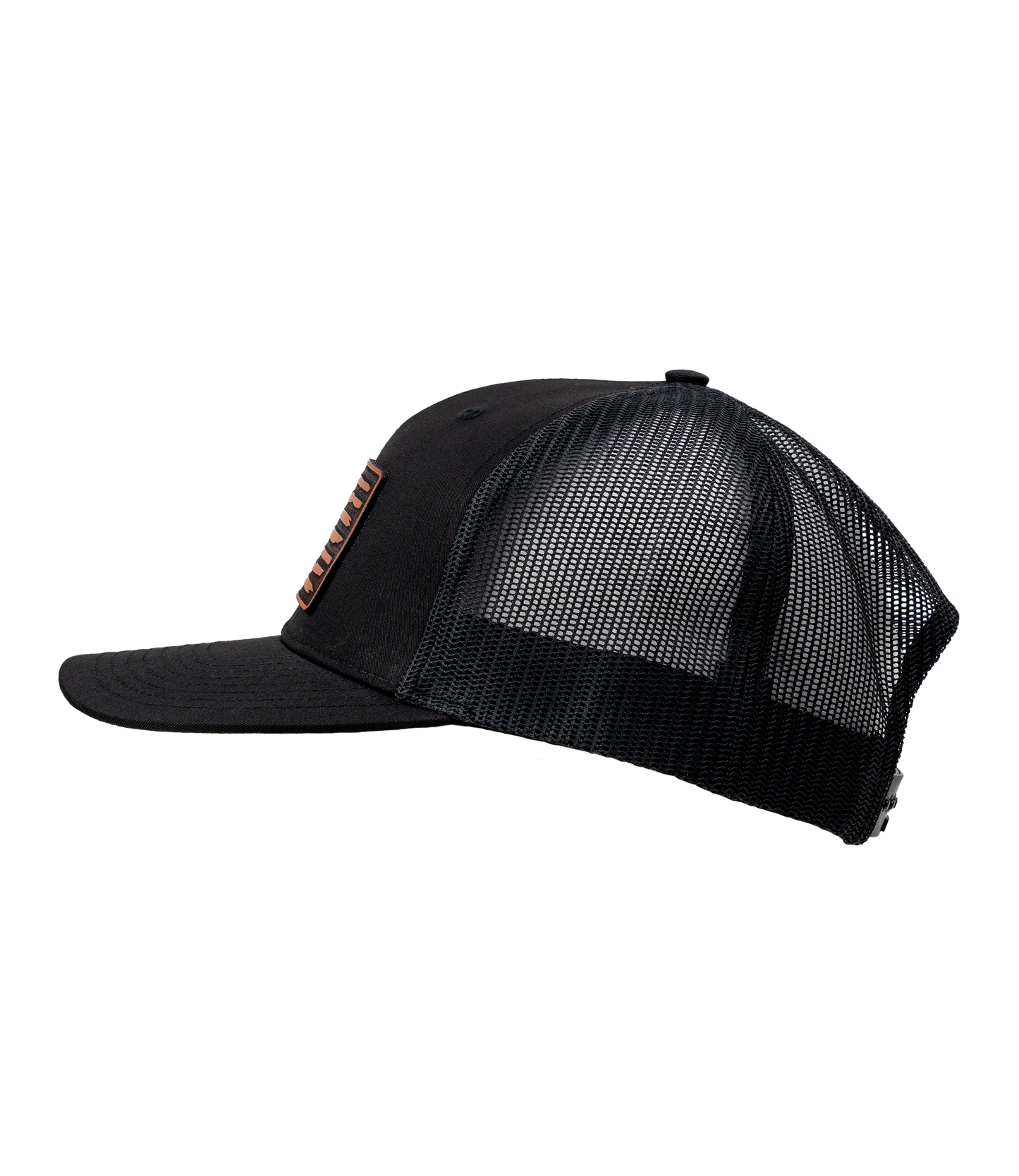 HodgeTwins Flag Premium Leather Patch Hat - Richardson 112
