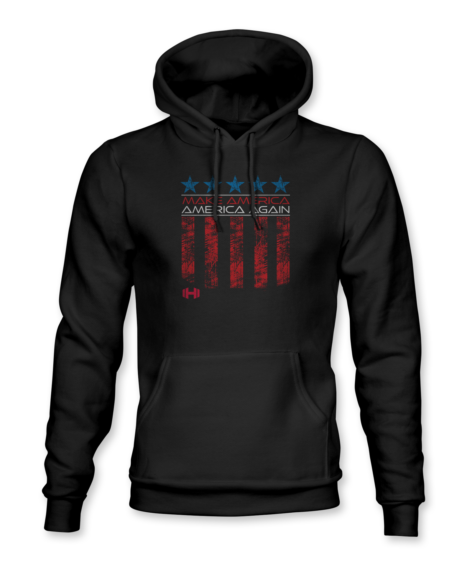 Make america great again flag hoodie sales
