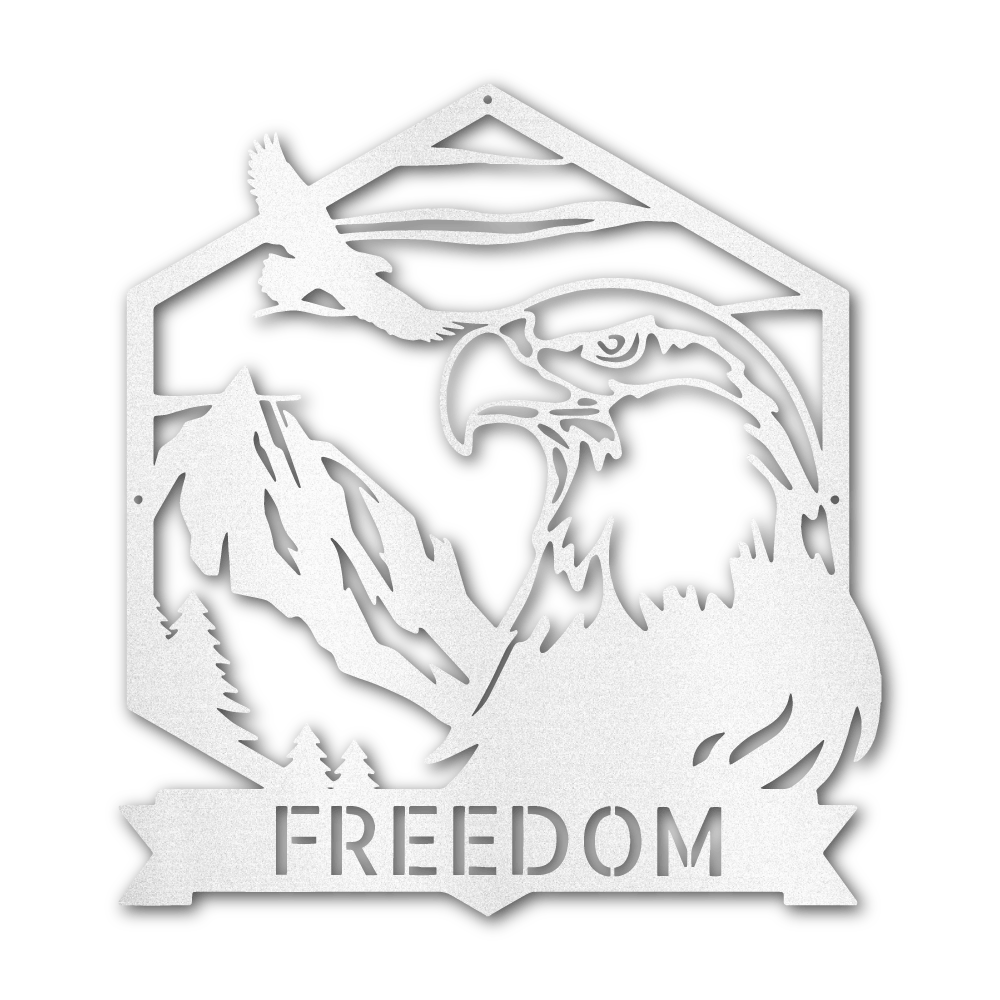 Bald Eagle - Steel Wall Sign