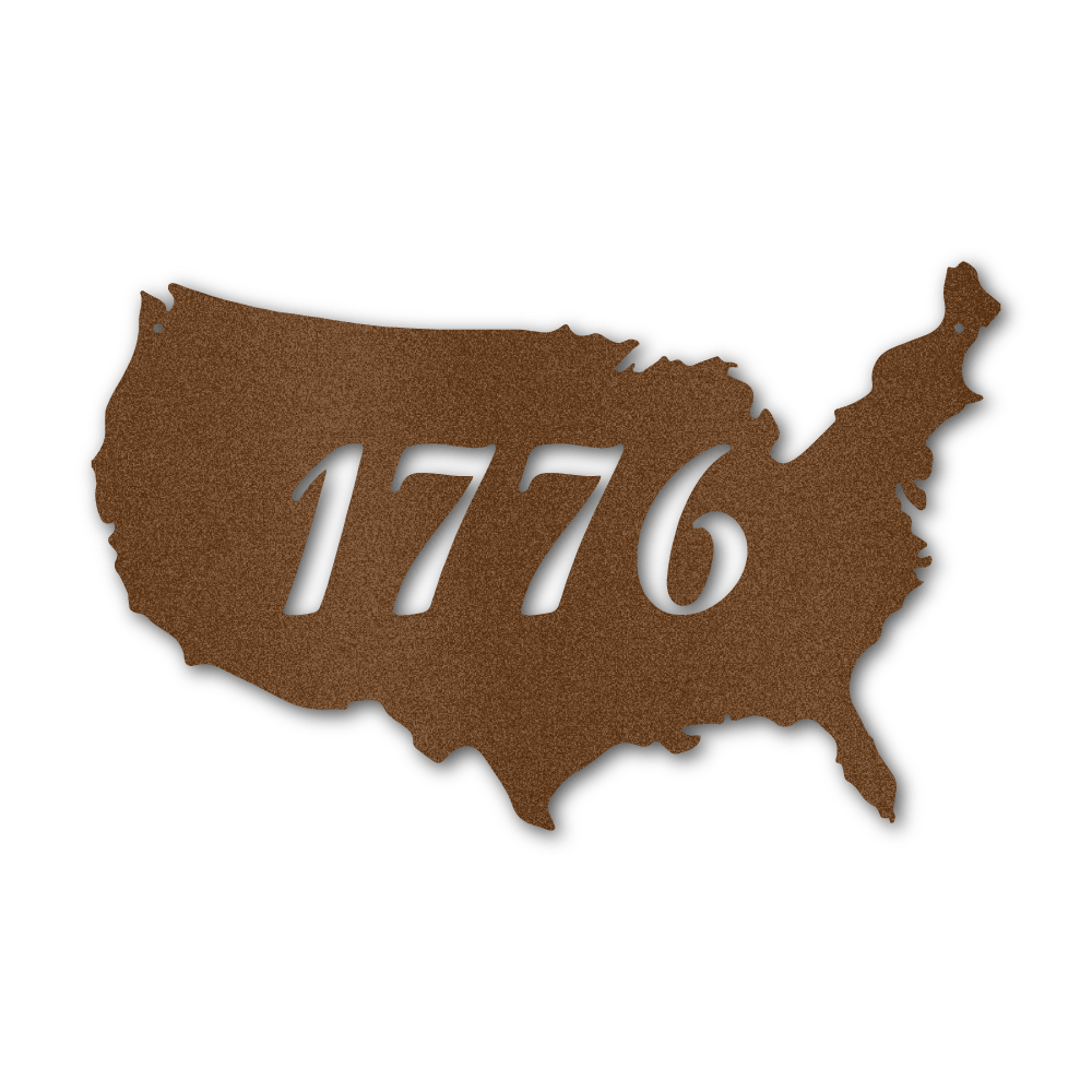 1776 America - Steel Wall Sign