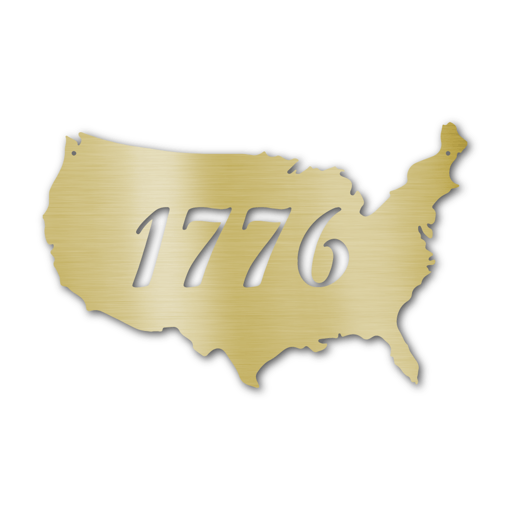 1776 America - Steel Wall Sign