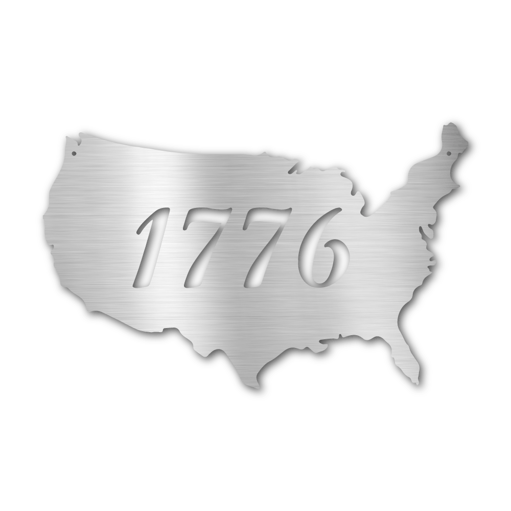 1776 America - Steel Wall Sign