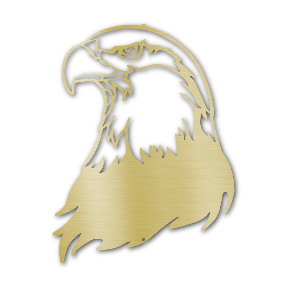 Bald Eagle Head - Steel Wall Sign