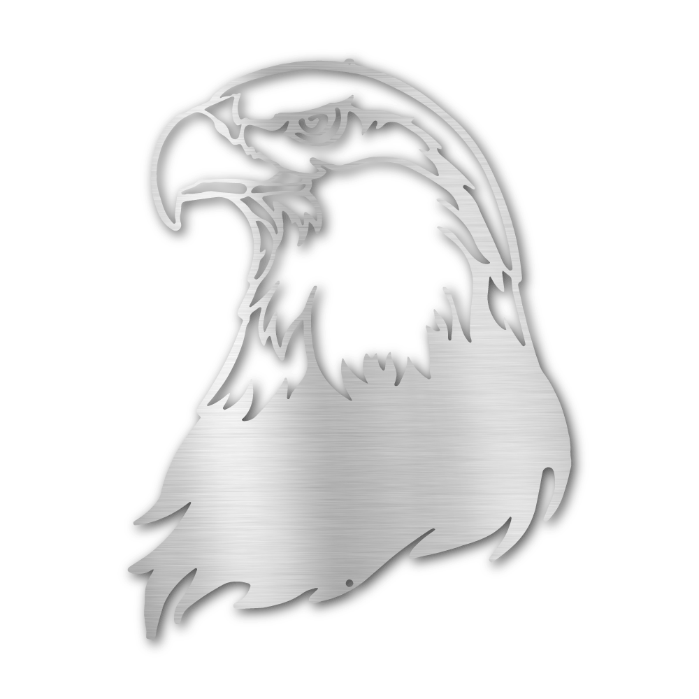 Bald Eagle Head - Steel Wall Sign