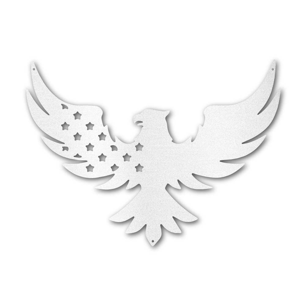 Patriotic Eagle - Steel Wall Sign