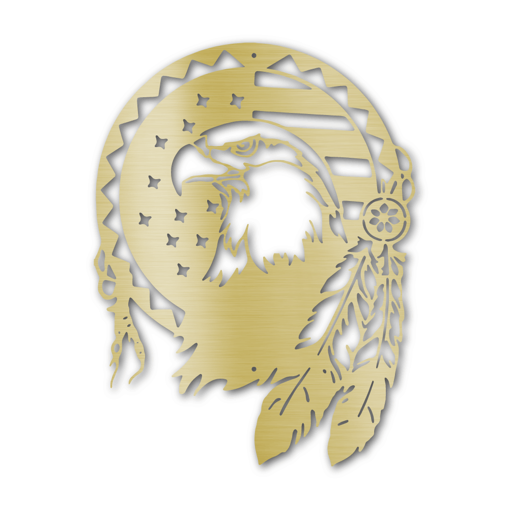 Native Eagle - Steel Wall Sign