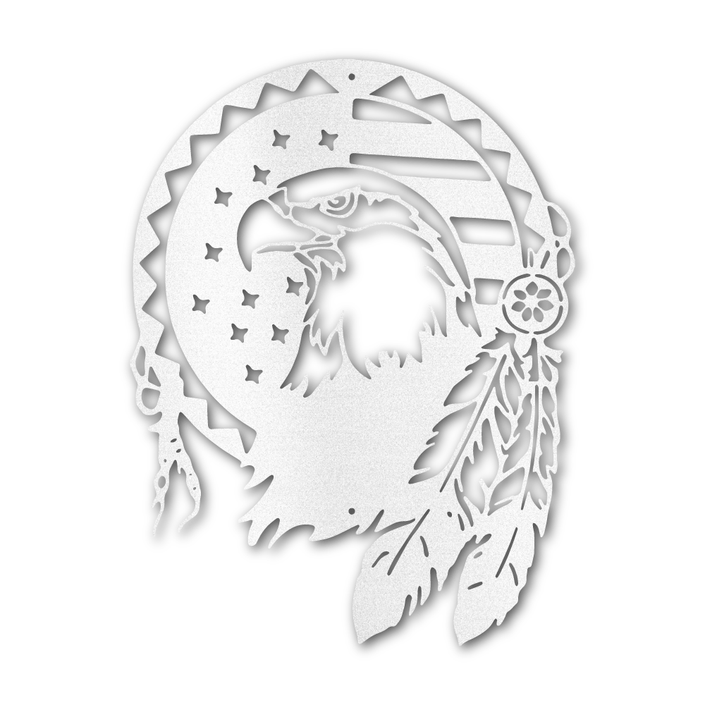 Native Eagle - Steel Wall Sign