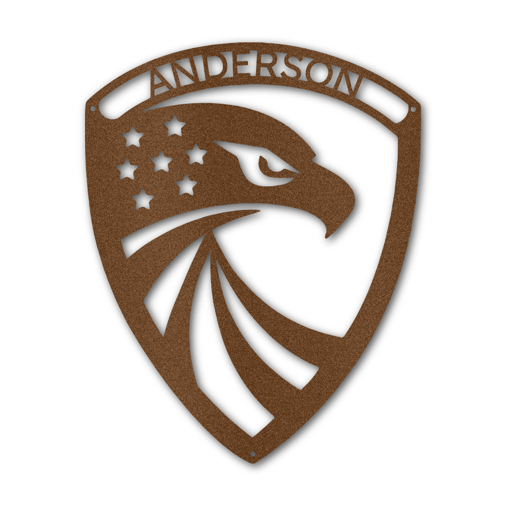 Modern Eagle - Steel Wall Sign