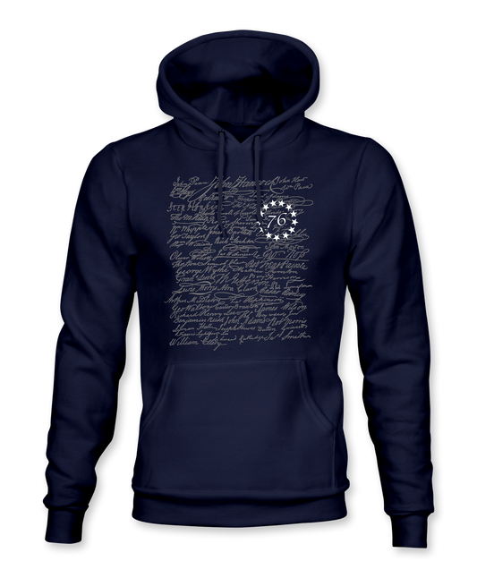 Declaration of Independence Signers Hoodie