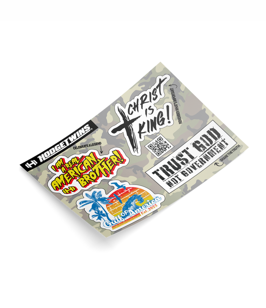 Hodgetwins Limited Edition Sticker Sheet