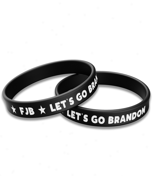 Let's Go Brandon - FJB Wristband - Black