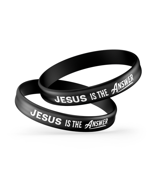 Jesus Is The Answer Wristband