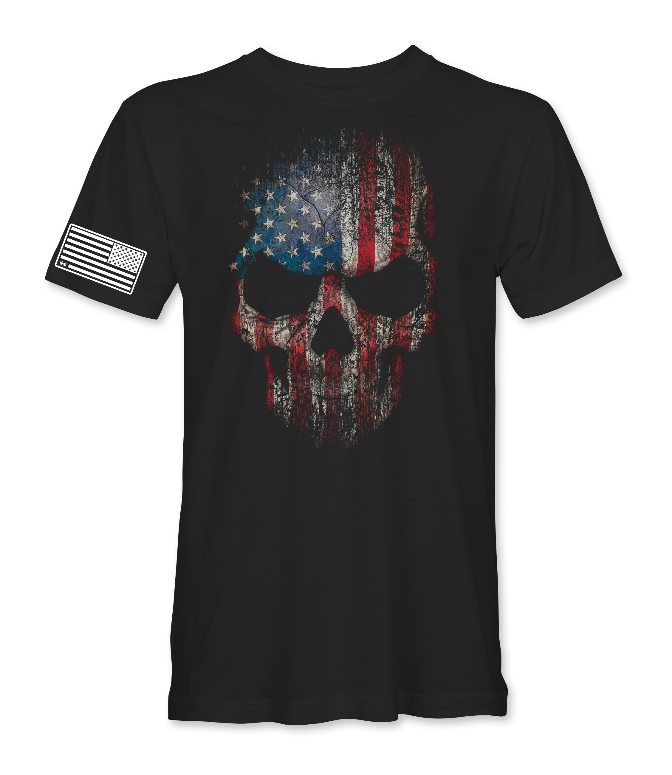 USA Flag Skull T-Shirt – officialhodgetwins USA Flag Skull T-Shirt – officialhodgetwins