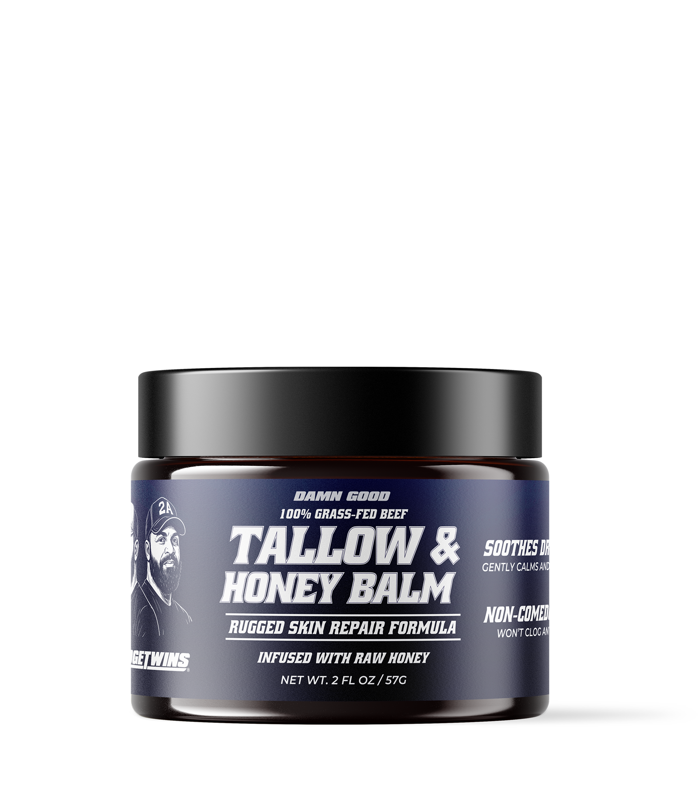 Damn Good Grass-Fed Beef Tallow & Raw Honey Balm