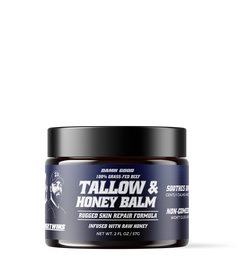 Damn Good™ Grass-Fed Beef Tallow & Raw Honey Balm - (57g)
