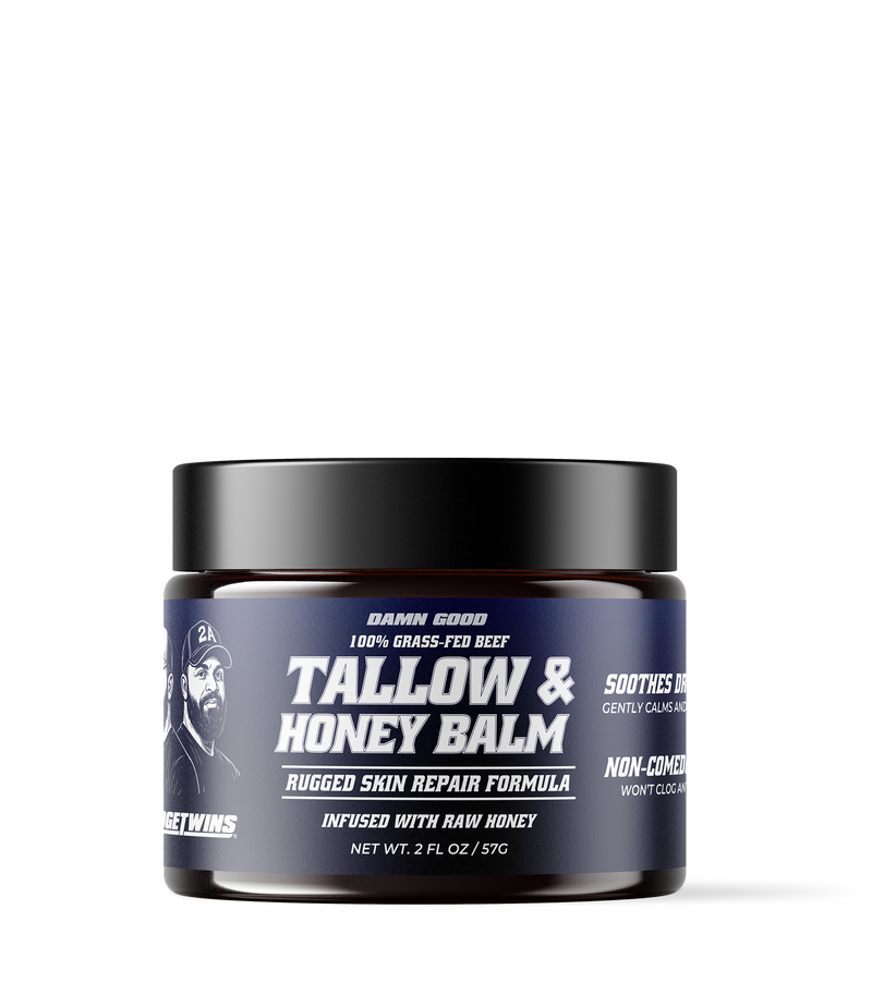 Damn Good™ Grass-Fed Beef Tallow & Raw Honey Balm - Skin Repair Formula (57g)
