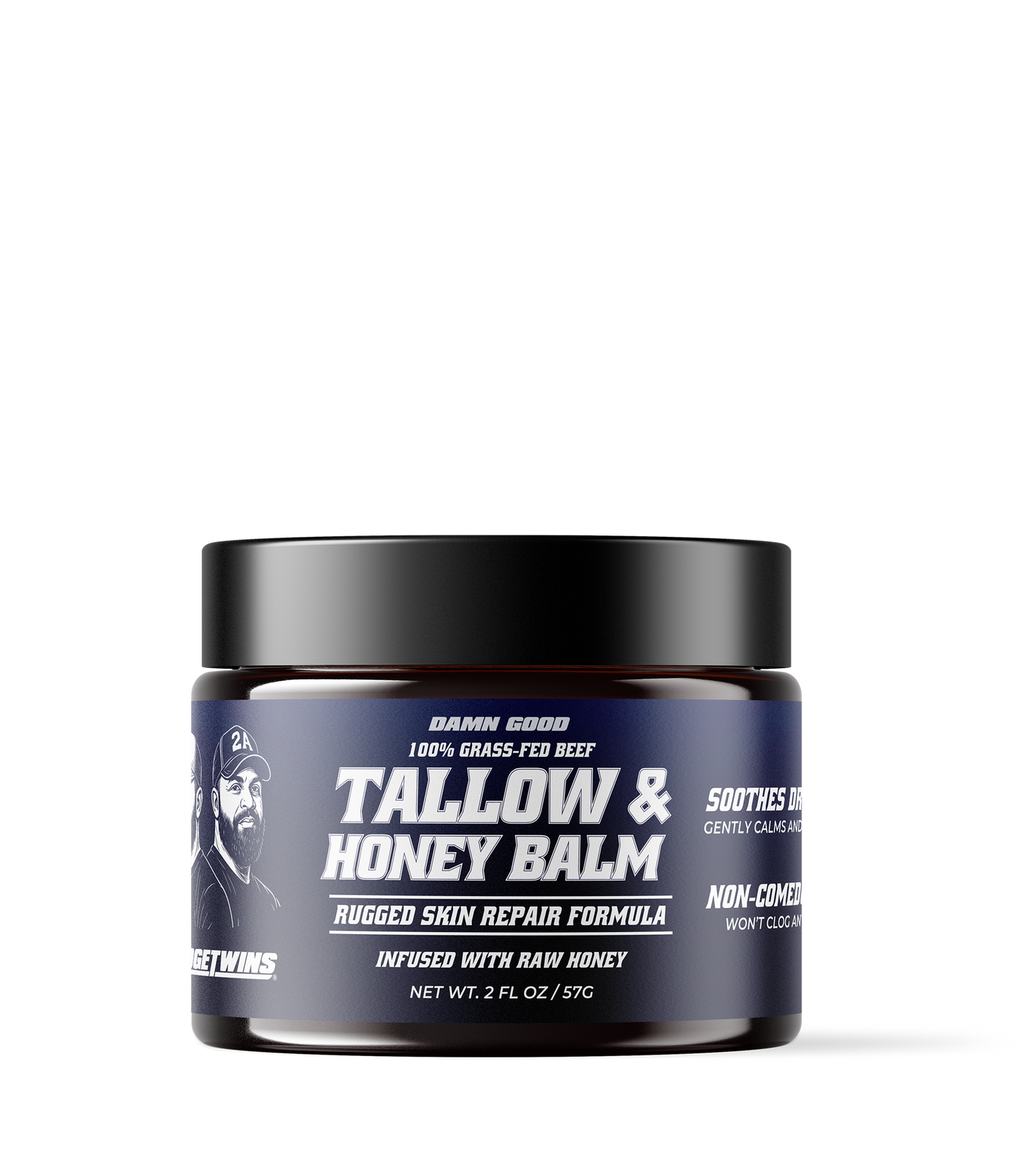 🎁 Damn Good Grass-Fed Beef Tallow & Raw Honey Balm (50% off)
