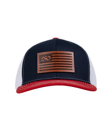 "250" Flag Leather Patch Hat
