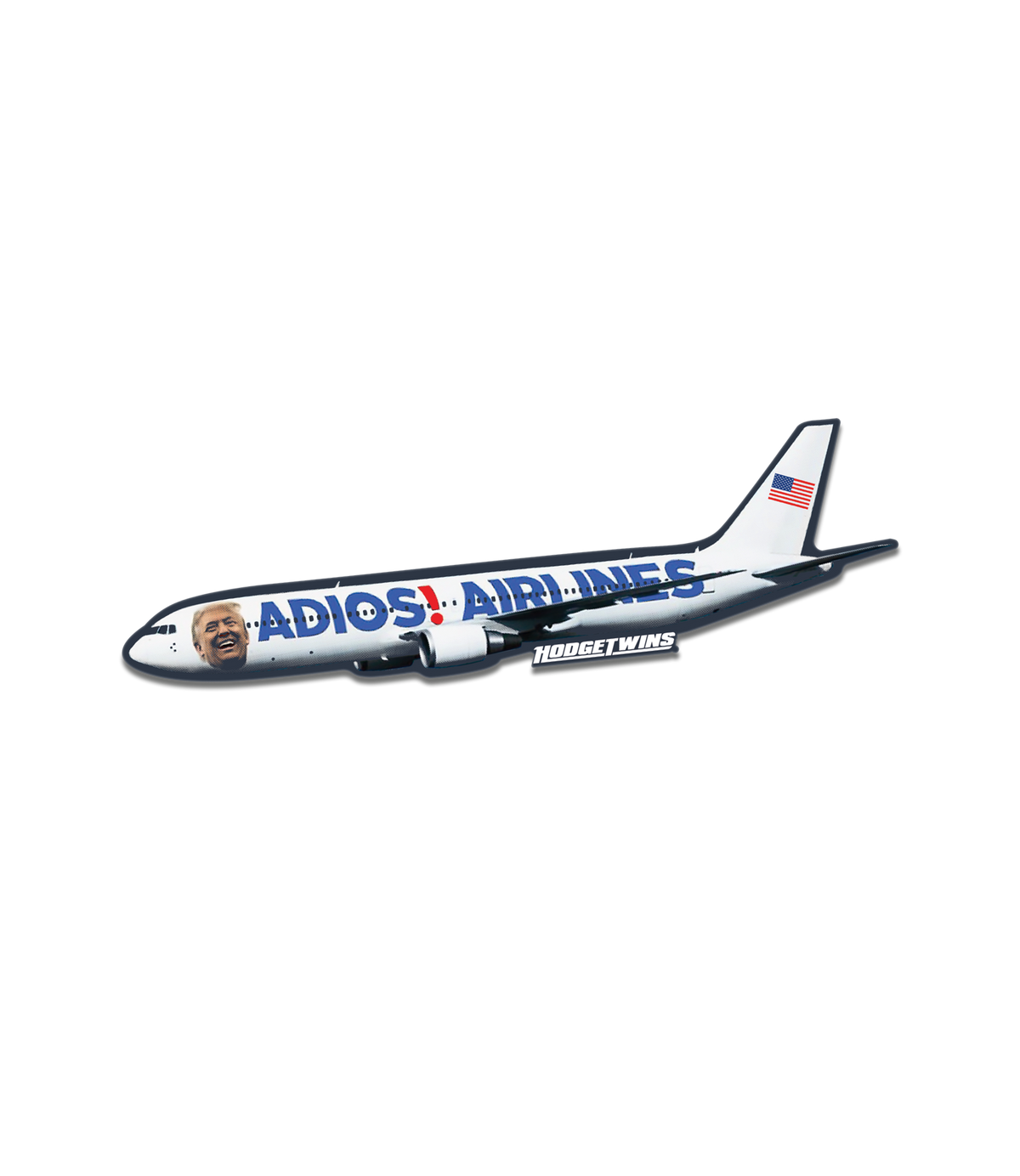 Adios Airlines Decal