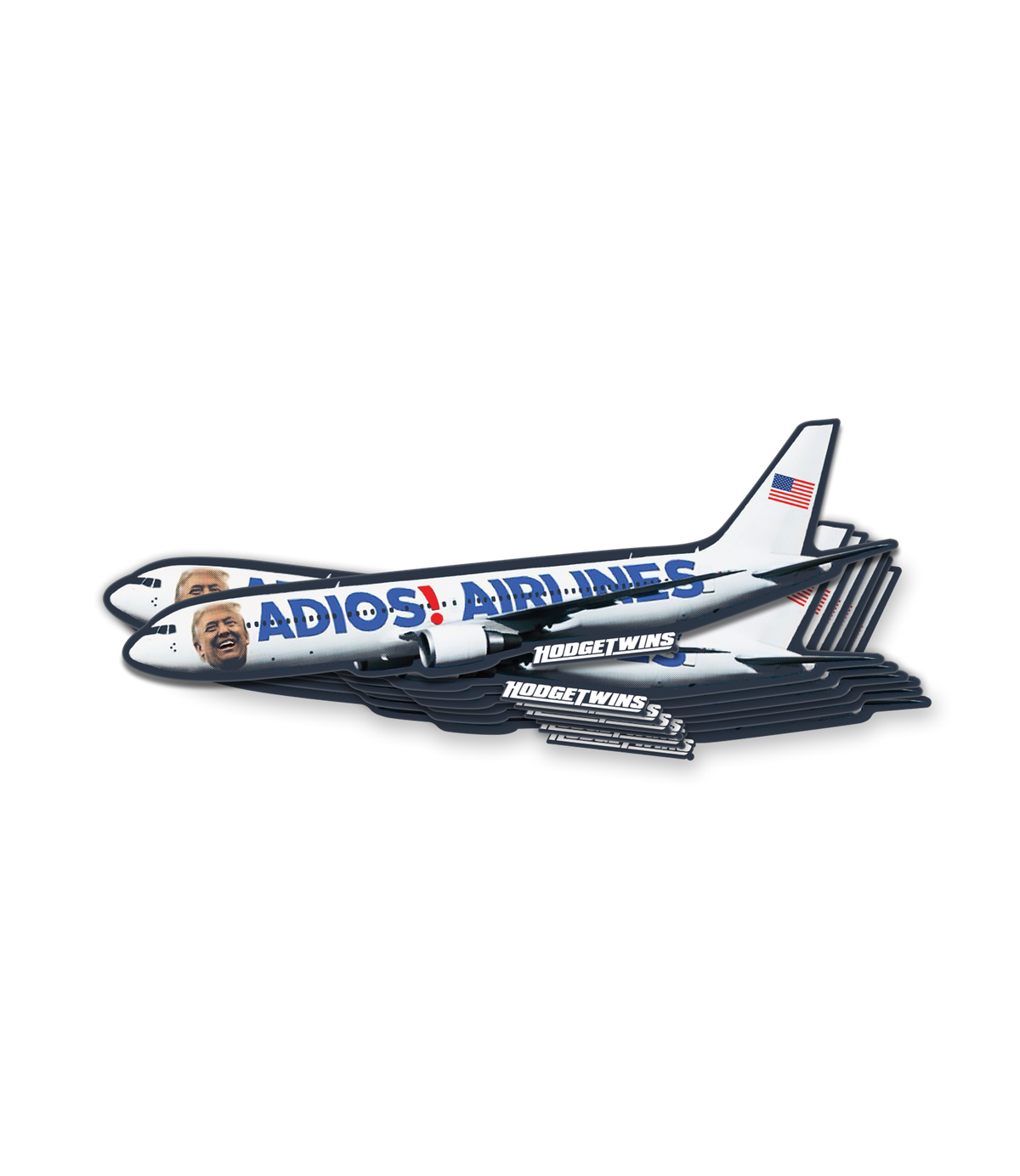 Adios Airlines Decal