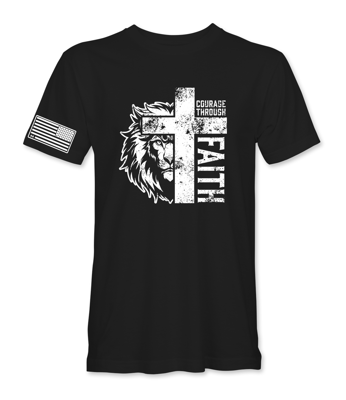 🎁 Courage Through Faith T-Shirt (100% off)