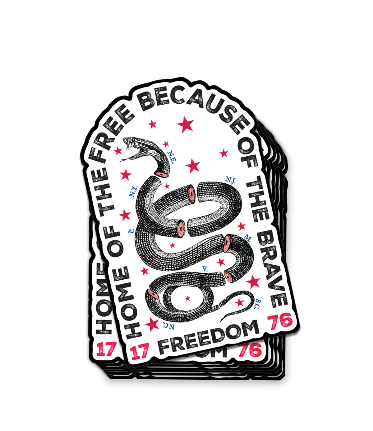 Because of the Brave Decal