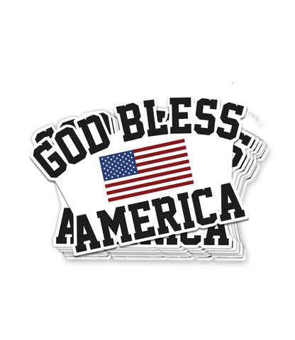 God Bless America Decal