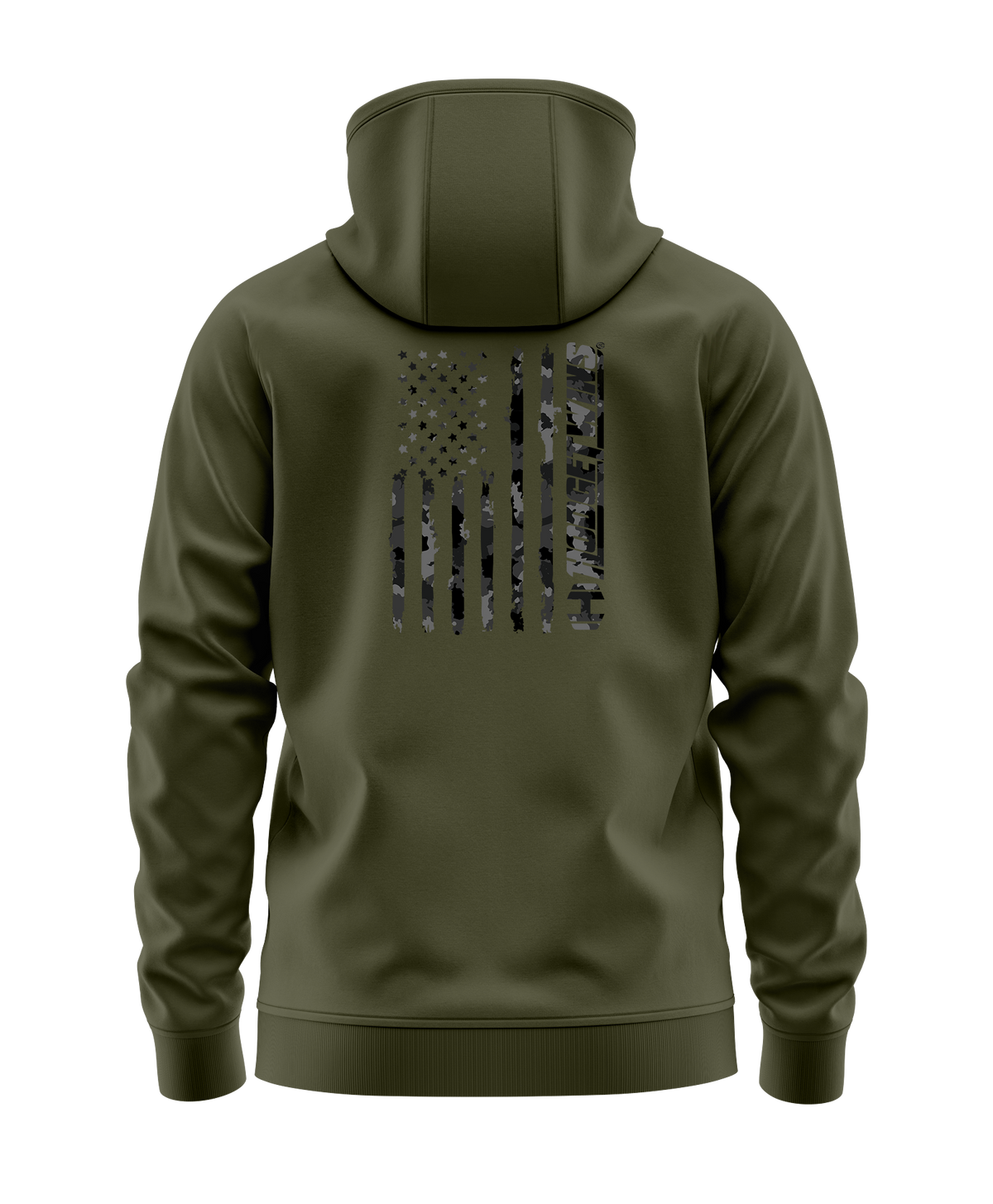 Camo American Flag Hoodie