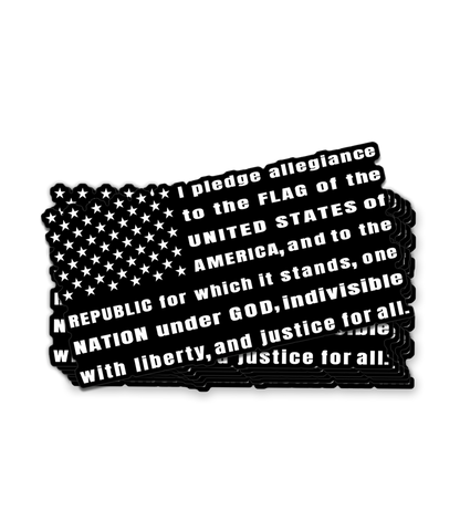 Pledge Flag Decal