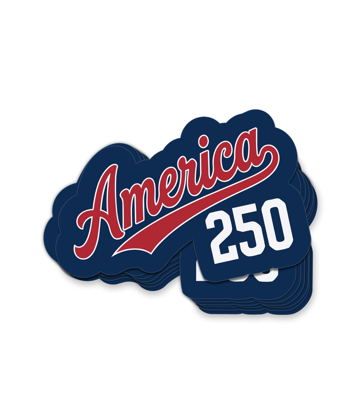 America 250 Baseball Logo Decal
