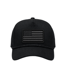 DGO Black Flag Embroidered Patch Hat