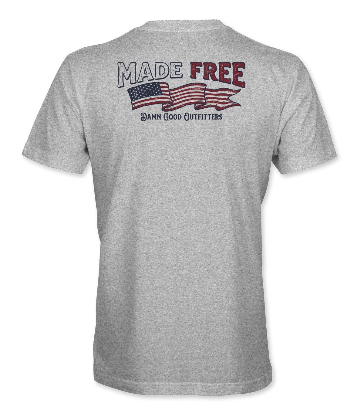 DGO Americana Crest T-Shirt – Heather Gray