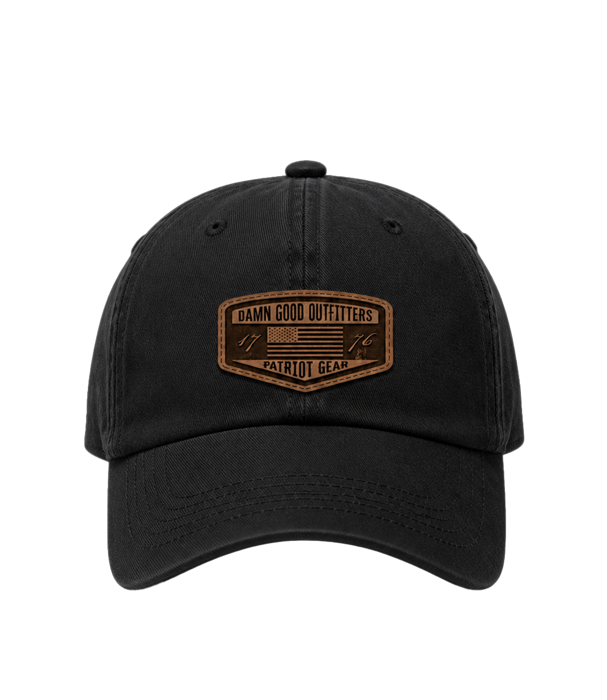 DGO  Patriot Gear Leather Patch Hat