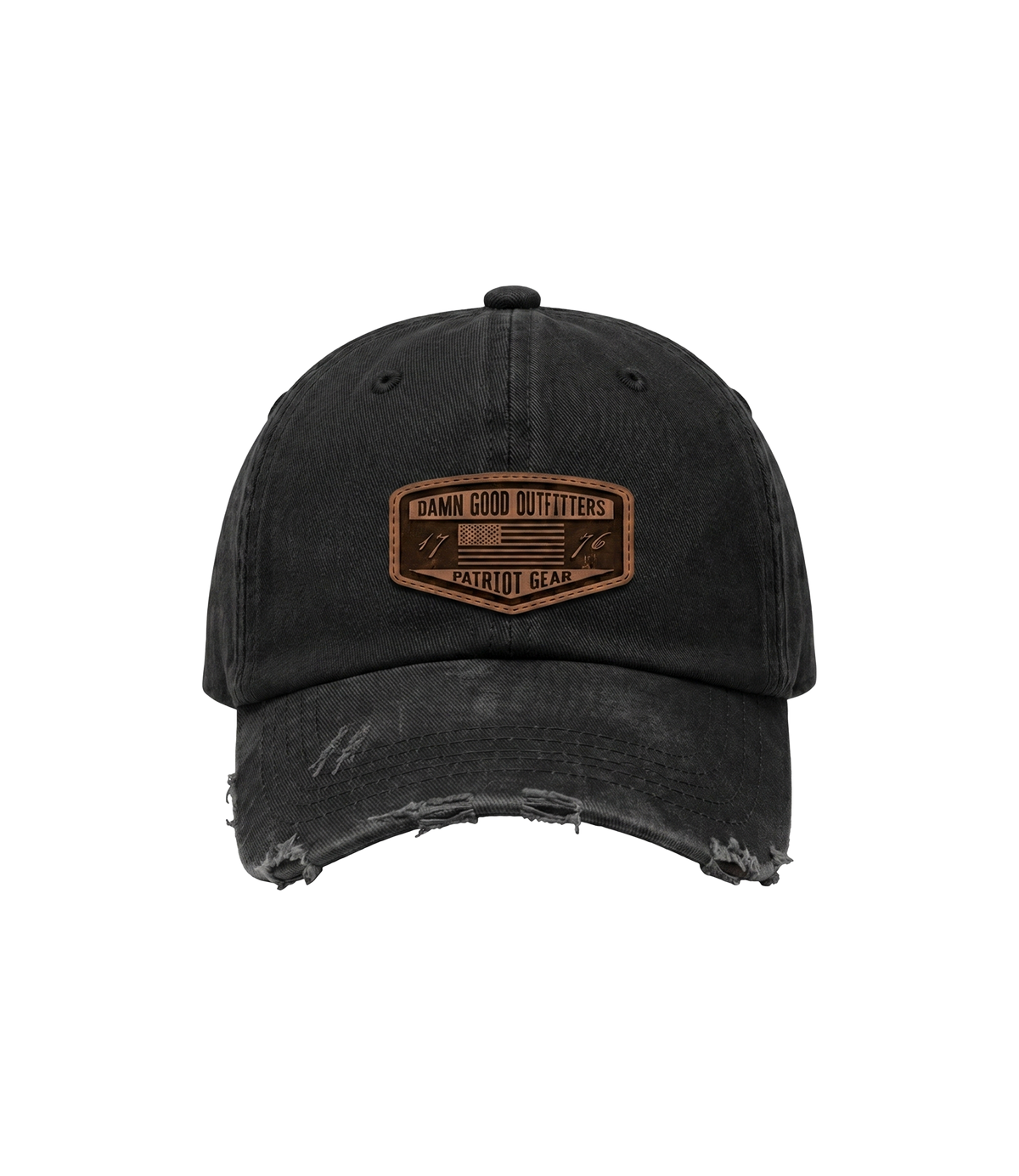 DGO  Patriot Gear Leather Patch Hat