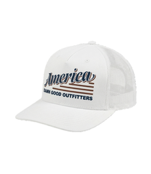 DGO America Script Mesh Trucker Hat