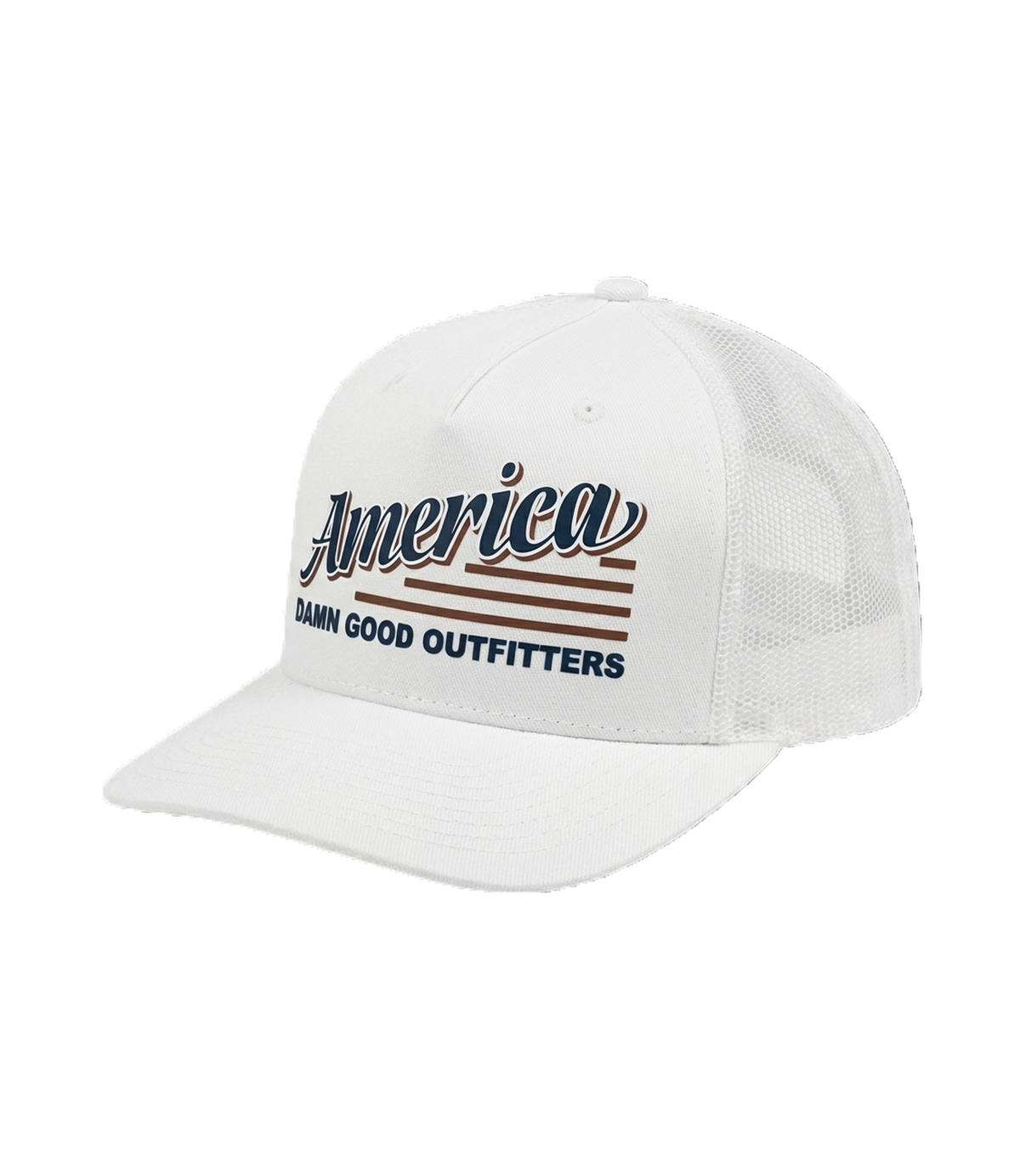 DGO America Script Mesh Trucker Hat