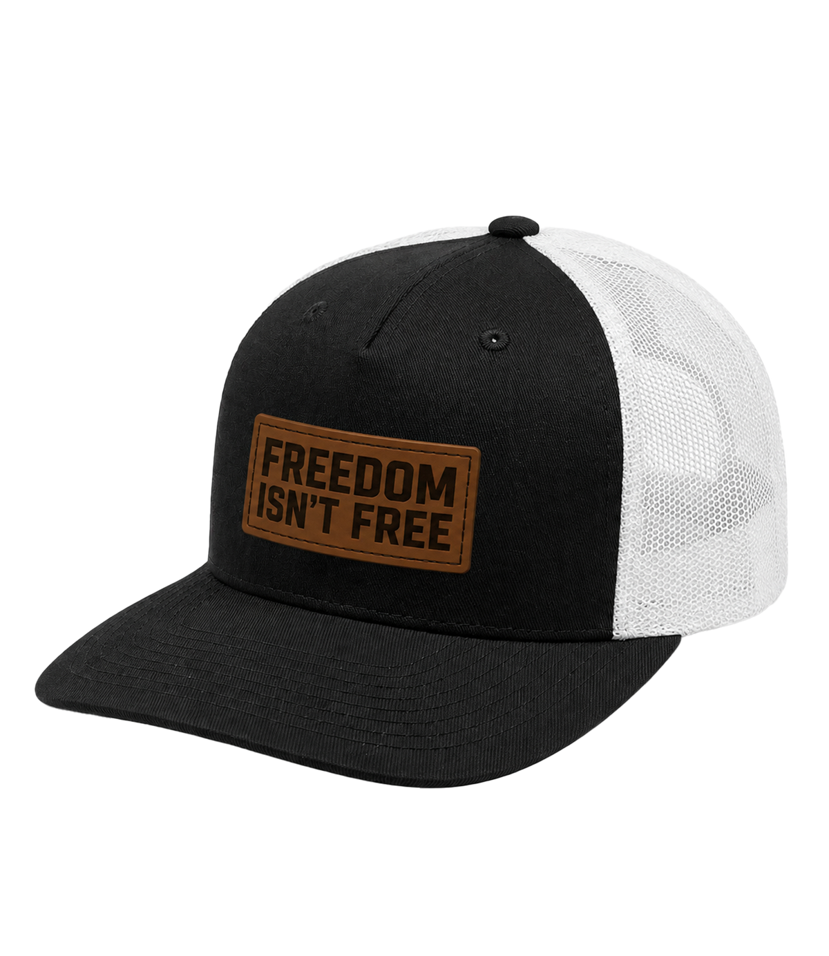 Freedom Isn't Free Leather Patch Hat