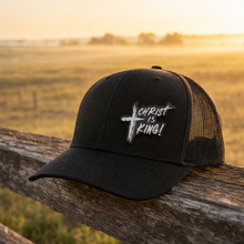 "Christ Is King" Leather Patch Hat