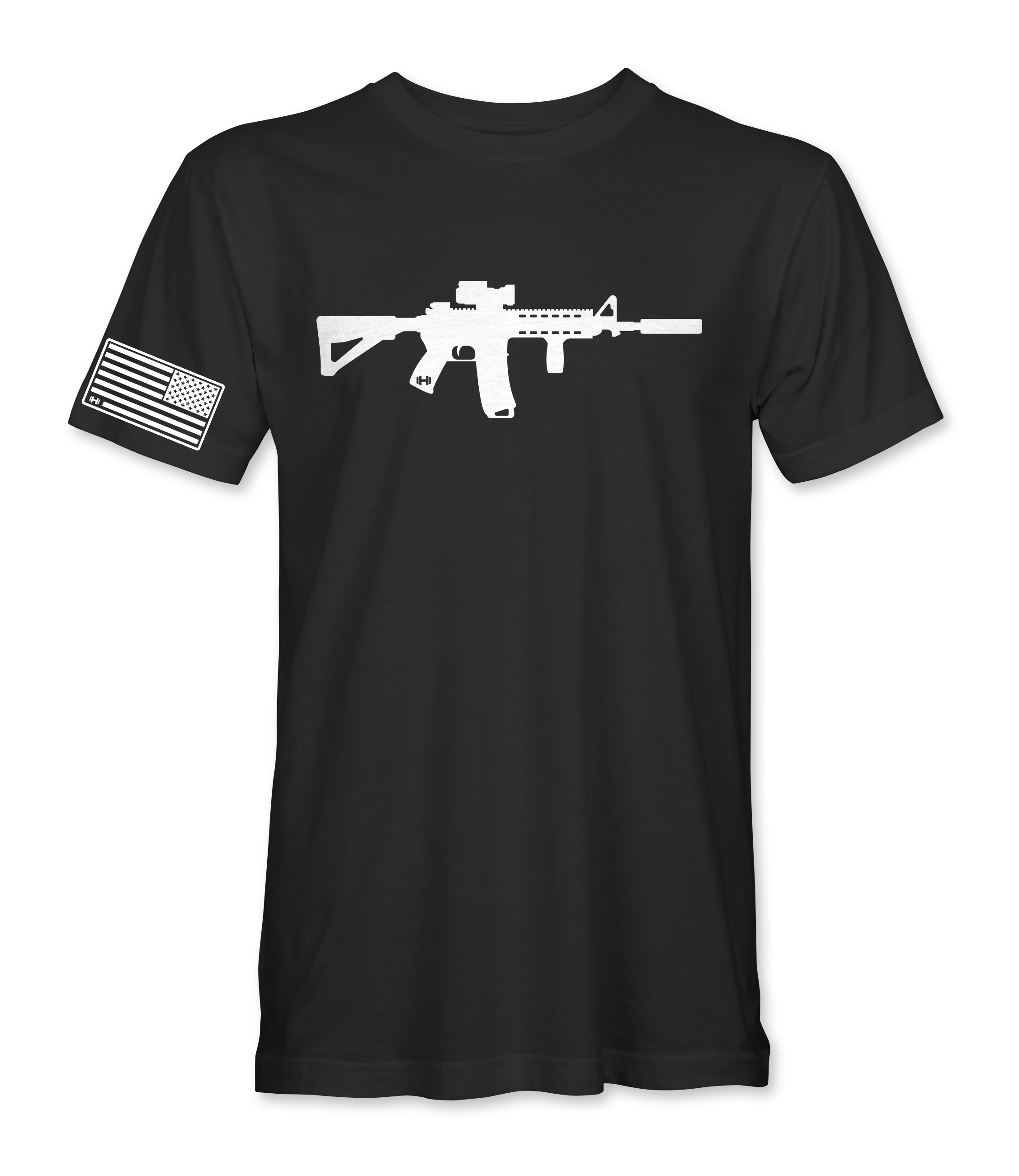 AR-15 Silhouette T-Shirt – officialhodgetwins