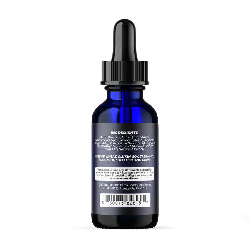 Damn Good™ Methylene Blue Tincture - 50mL (30 Servings)