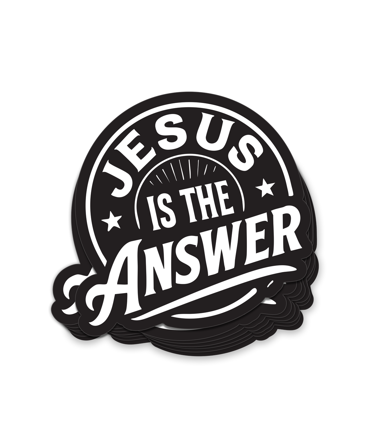 Jesus Is The Answer Decal